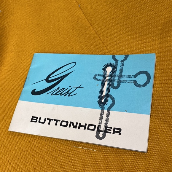 Greist Buttonholer Vintage with Original Box Model #1 - Picture 2 of 16